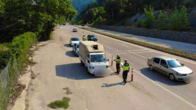 Bursa’da havadan denetim