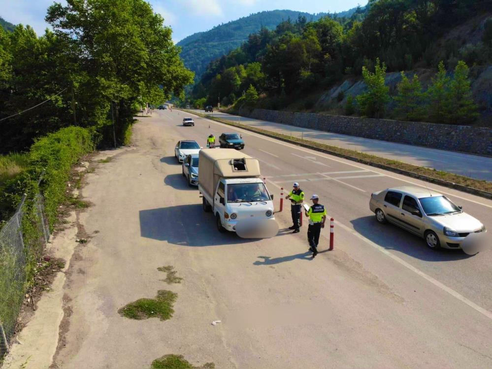 Bursa’da havadan denetim