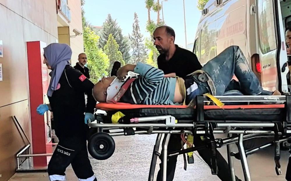 Bursa’da yaralanan işçinin aklına ilk çocukları geldi