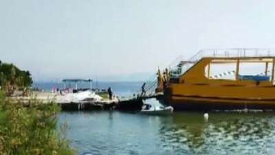 Burgazada’da taşıma gemisi krizi