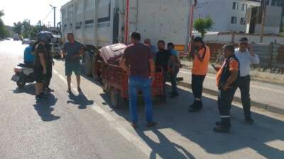 Bursa’da elektrikli motosiklet TIR dorsesine çarptı