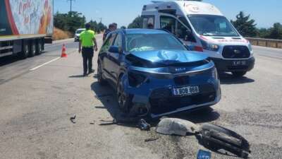 Bursa’da dikkatsizlik kazaya sebep oldu