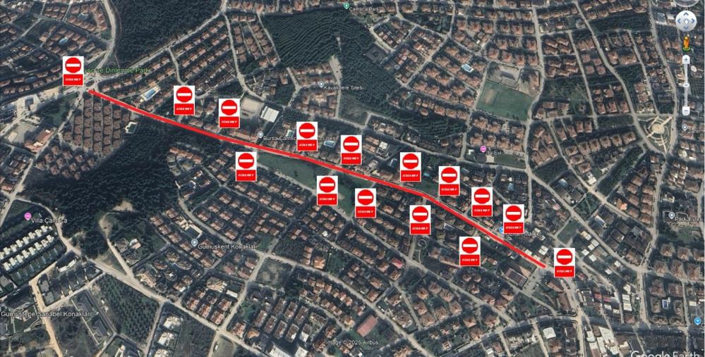 Bursa’da trafik düzenlemesi Bursa’da trafik düzenlemesi
