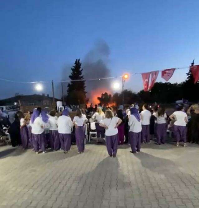 Bursa’daki şalvar gecesinde köy yanıyordu!