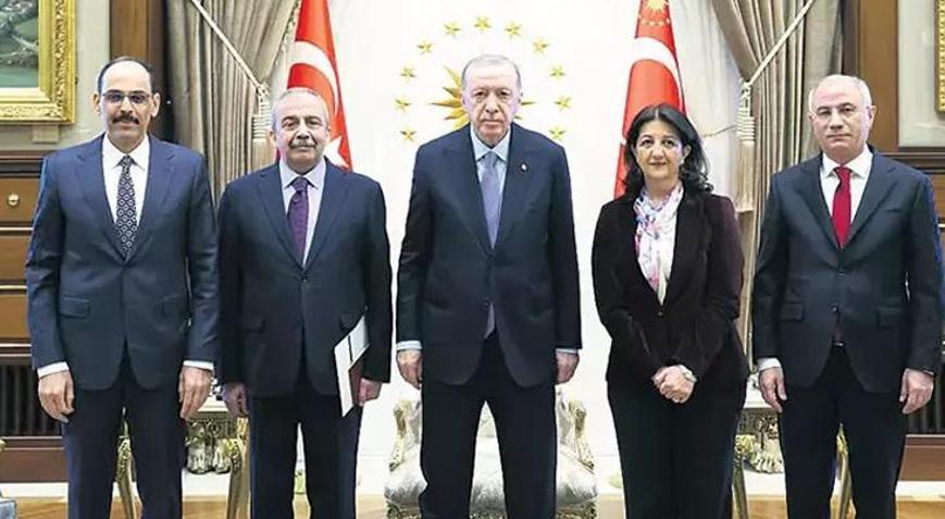 Cumhurbaşkanı Erdoğan – DEM Parti heyeti görüşmesi başladı