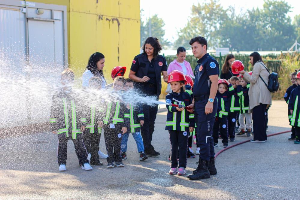 Bursa’da öğrencilere yangın güvenliği eğitimi