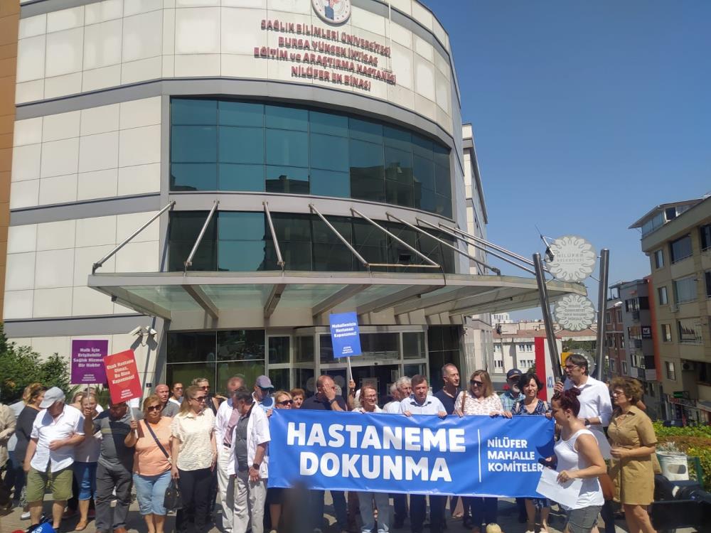 Nilüfer’de halk hastanelerine sahip çıkmak için toplandı