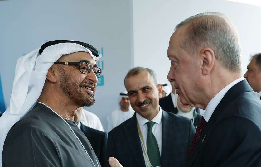 Cumhurbaşkanı Erdoğan, Al Nahyan ile görüştü