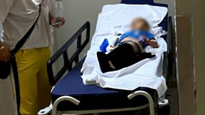 Bursa’da küçük çocuk ölümden döndü