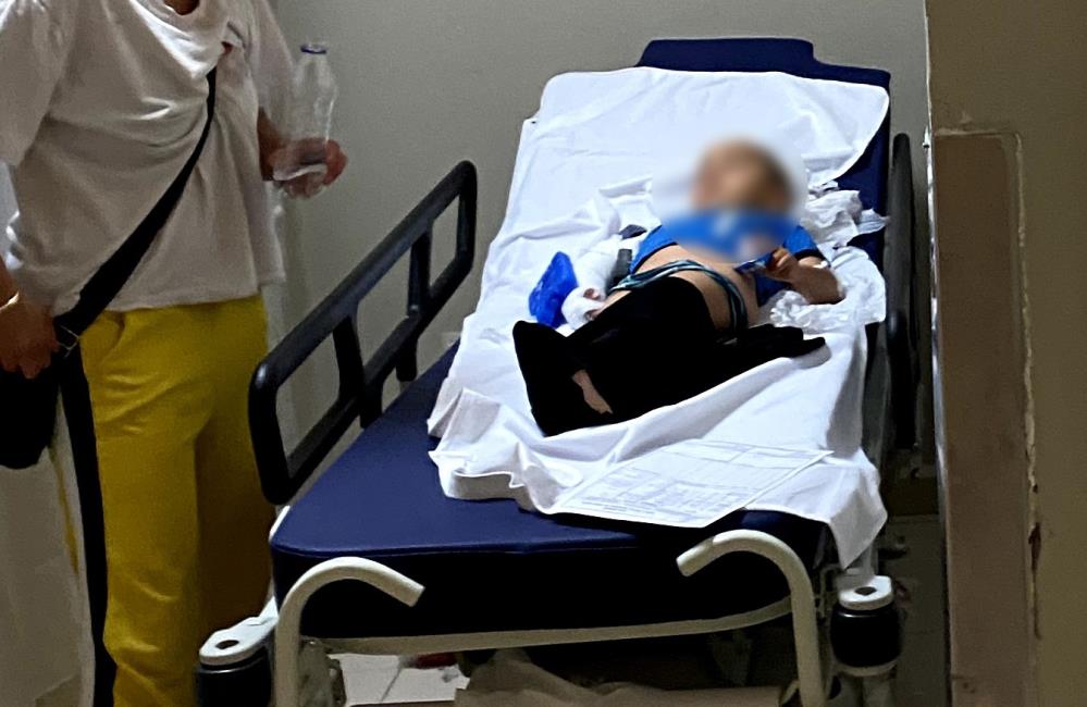 Bursa’da küçük çocuk ölümden döndü