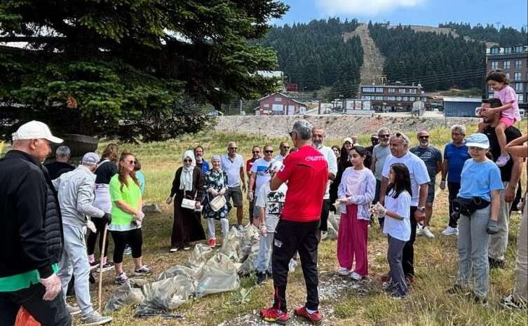 Uludağ’da yangına karşı temizlik seferberliği