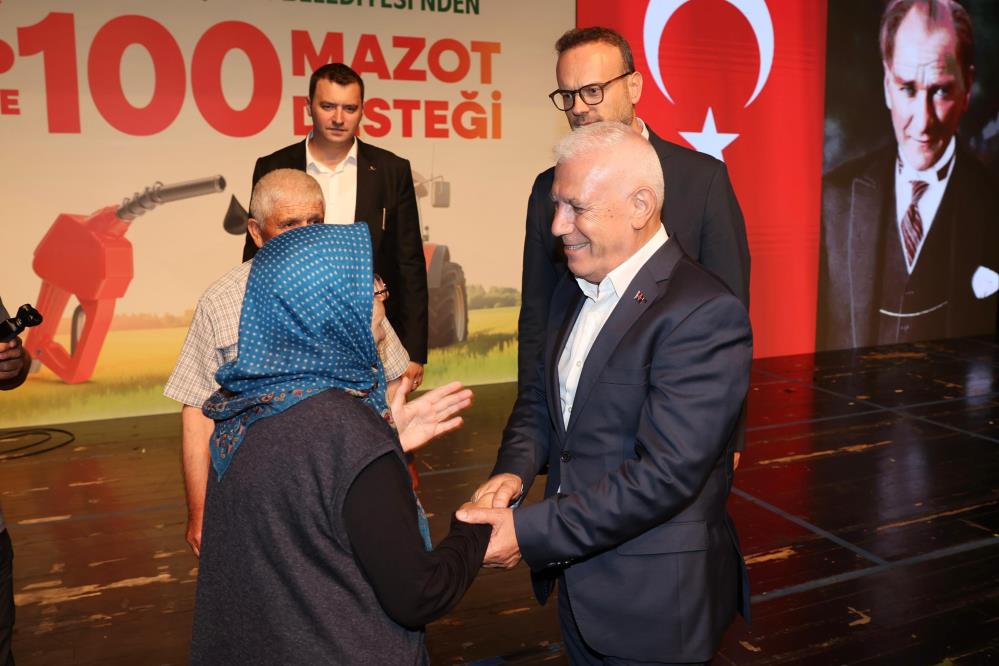 Bursa Büyükşehir’den üreticiye mazot desteği