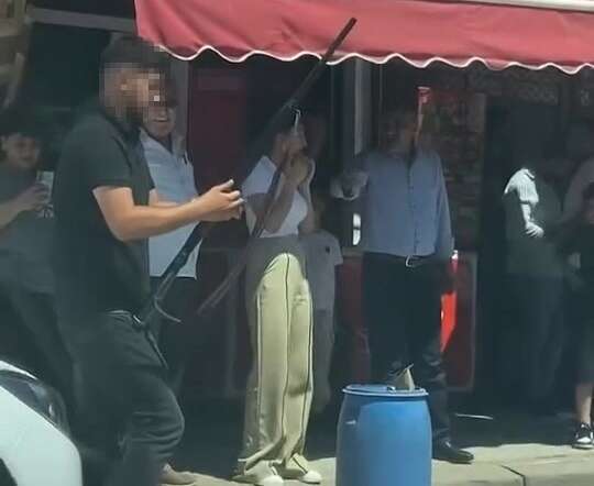 Bursa’da asker uğurlamasında mermi yağmuru