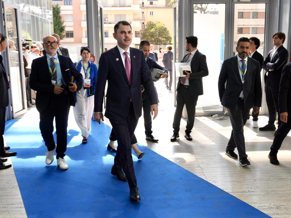 Bakan Kurum, Roma’da düzenlenen “2025- Ukrayna iyileştirme Konferansı’’na katıldı