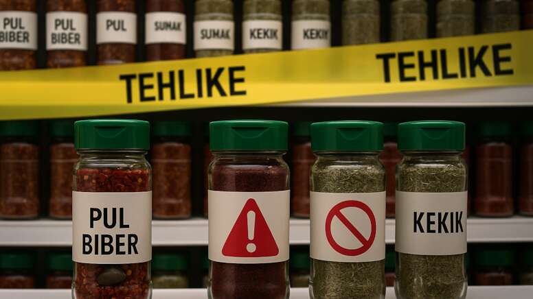 Marketlerdeki baharat rafları tehlike saçıyor