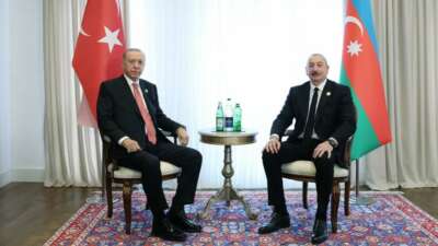 Cumhurbaşkanı Erdoğan, Azerbaycan Cumhurbaşkanı İlham Aliyev ile görüştü