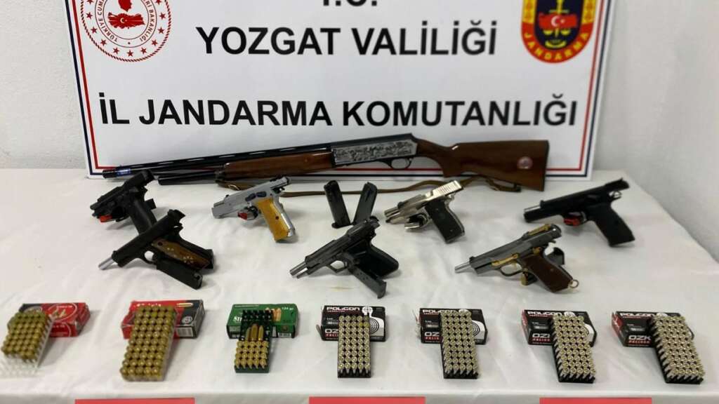 Ev değil, cephanelik: Burası Yozgat!