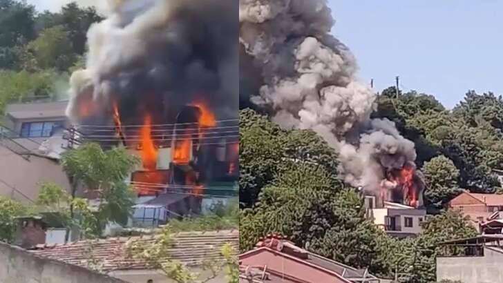 Bursa’da korkutan yangın Bursa’da korkutan yangın