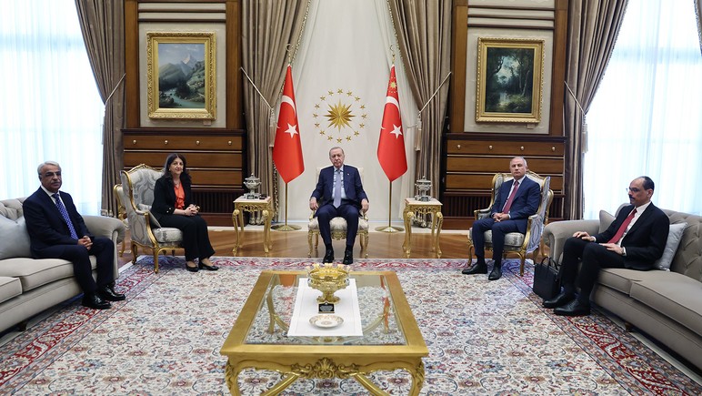 Cumhurbaşkanı Erdoğan – DEM Parti heyeti görüşmesi sona erdi