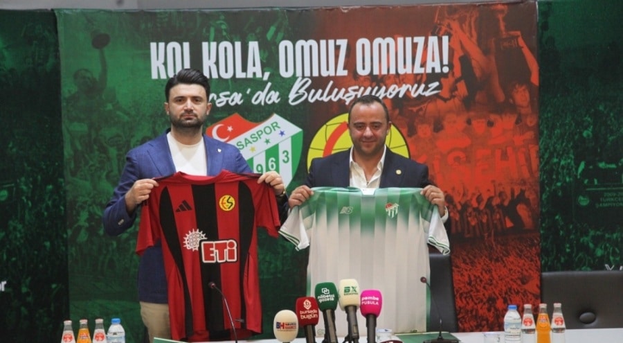 Bursaspor Kulübü Başkanı Enes Çelik, 16 Ağustos Cumartesi akşam Eskişehirspor