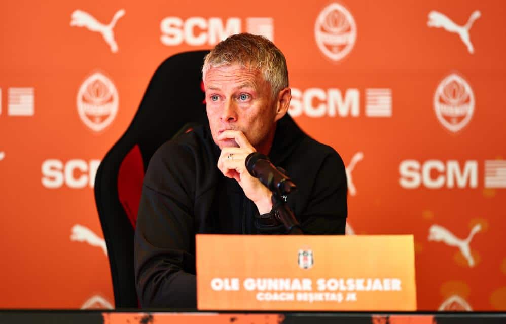 Beşiktaş Kulübü, Teknik Direktör Ole Gunnar Solskjaer'in takımın başından ayrılacağına