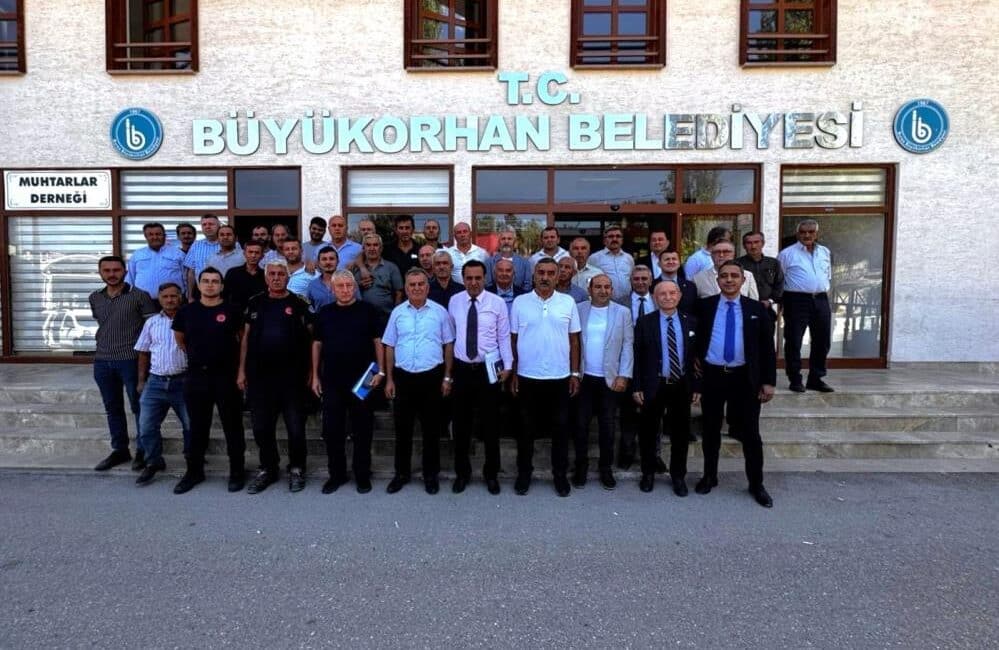 Bursa Büyükşehir Belediyesi tarafından Büyükorhan ilçesindeki muhtarların talep ve önerilerini