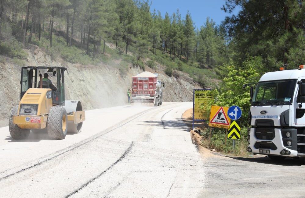 Bursa Büyükşehir Belediyesi, dağ ilçelerinde de ulaşım konforunu artırmak için