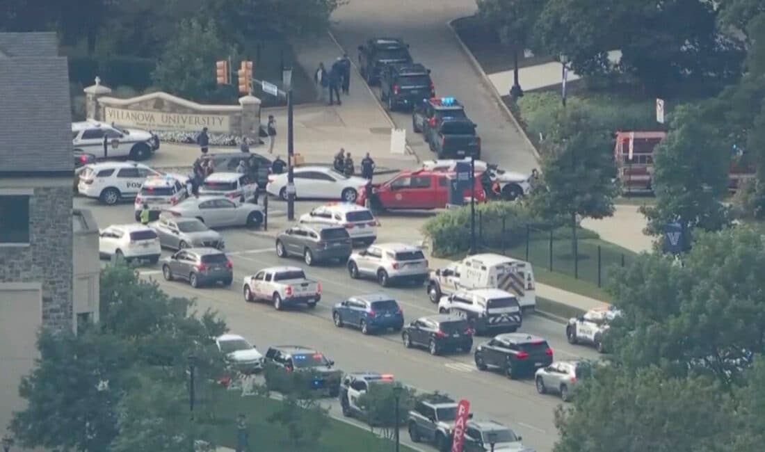  ABD'nin Pensilvanya eyaletinde bulunan Villanova Üniversitesi kampüsünde silahlı saldırgan