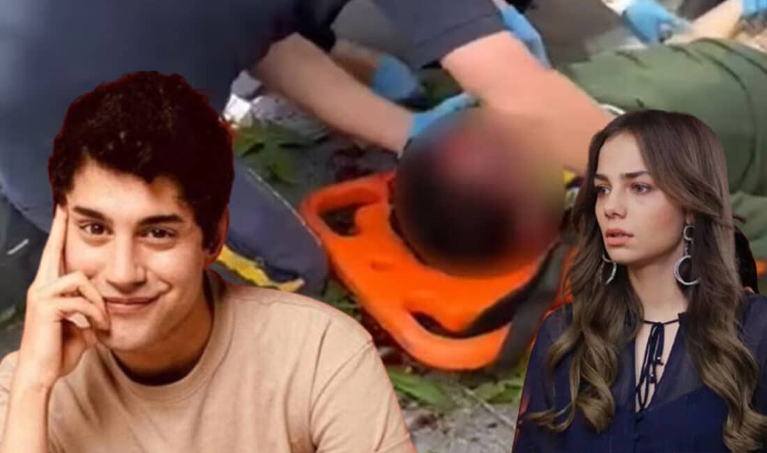 Ünlü oyuncu Bahar Şahin, Kartal'da etkili olan fırtınada başına ağaç