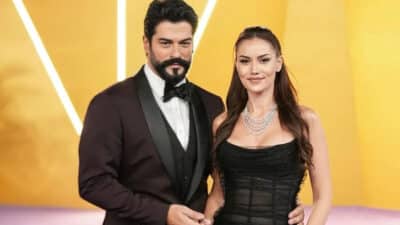 Burak Özçivit ile 8 yıldır evli olan, iki çocuk annesi