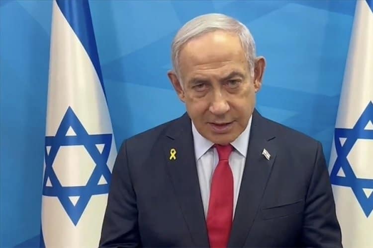 İsrail Başbakanı Binyamin Netanyahu, Beyaz Saray'da ABD Başkanı Donald Trump