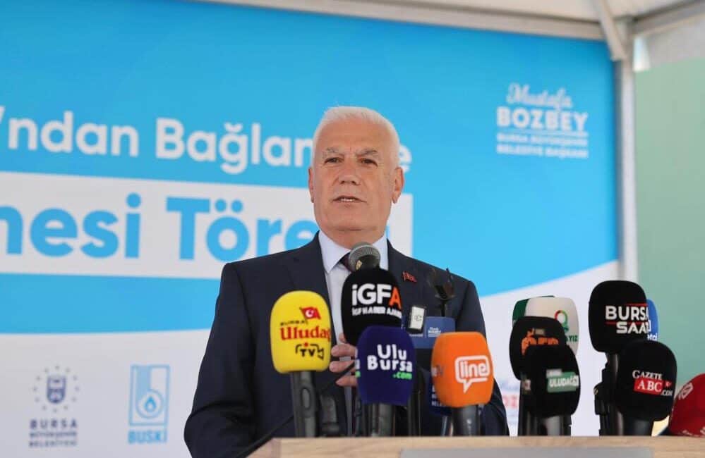 Bursa Büyükşehir Belediyesi, kentin içme suyu sıkıntısını giderecek dev bir