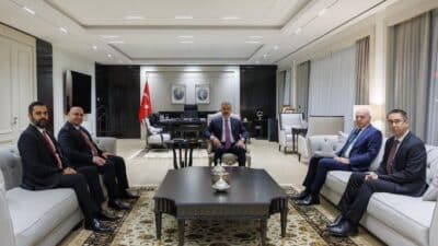 Dışişleri Bakanı Hakan Fidan, Irak Türkmen Cephesi (ITC) Başkanı Mehmet