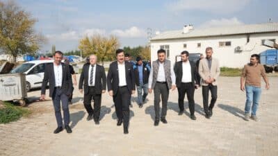 Yenişehir Belediye Başkanı Ercan Özel, belediye bünyesinde hizmet veren mezbahaneyi