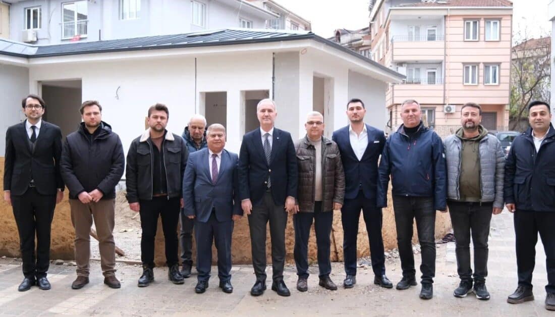  Sinanbey Mahallesinde arsa tahsisi İnegöl Belediyesi tarafından yapılan, inşaat