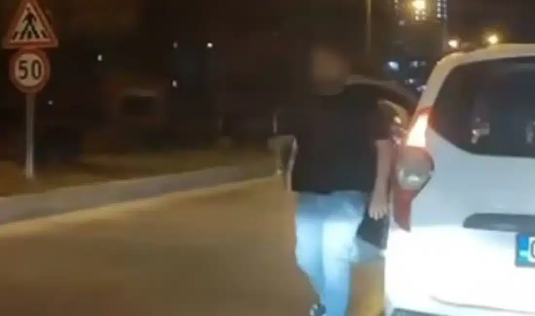 Mersin’de trafikte yumruklu saldırıya yönelik soruşturma kapsamında gözaltına alınan şüpheli