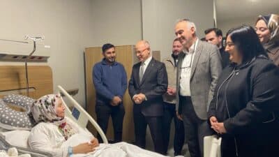 Bursa'da yeni yılın ilk dakikaları, Bursa Şehir Hastanesi'nde yaşanan doğum