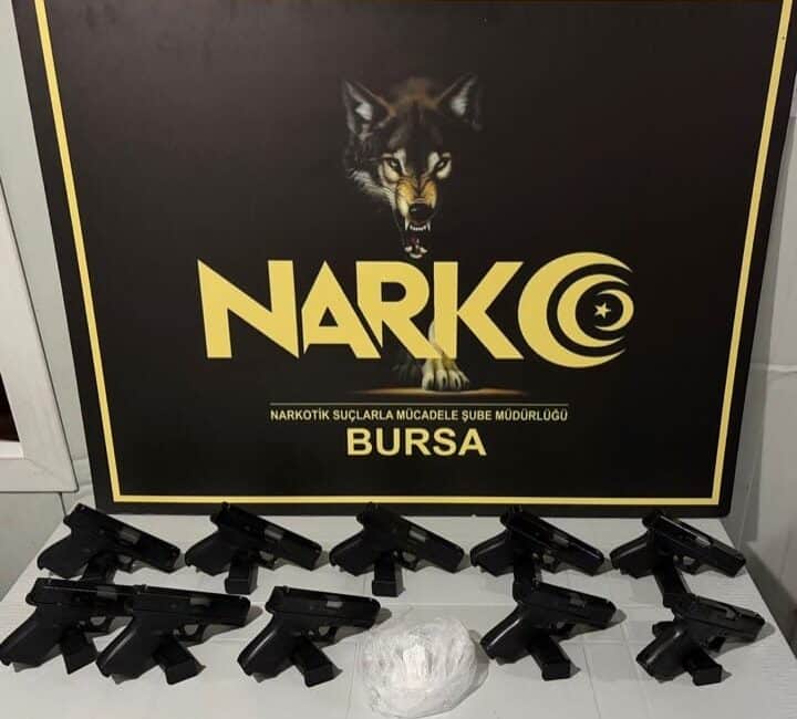 Bursa İl Emniyet Müdürlüğü ekiplerince uyuşturucu ticari yapan 3 şüpheliye
