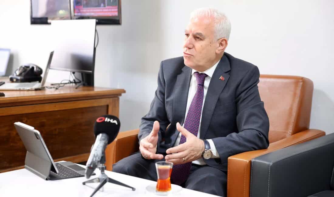 Bursa Büyükşehir Belediye Başkanı Mustafa Bozbey, çok geniş kesimlerin görüşlerini