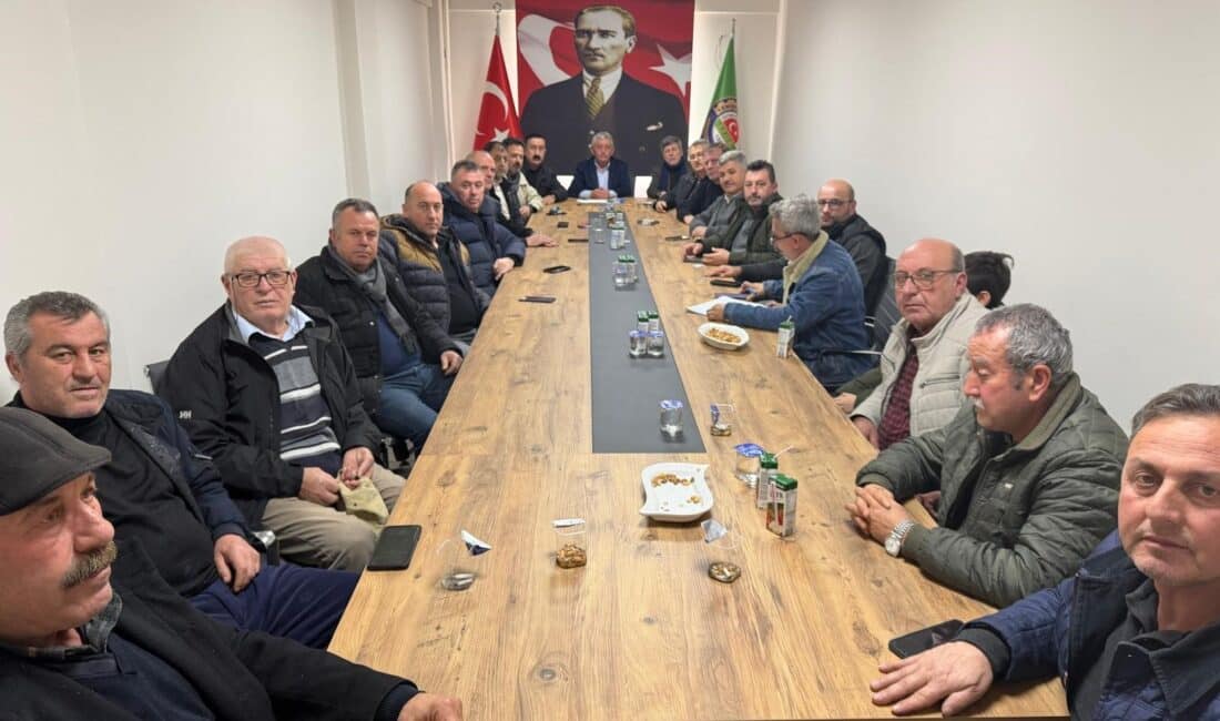 Bursa Ziraat Odaları Başkaları Yenişehir'de toplandı. Başkanlar vergi borcu ve