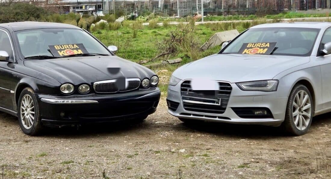 Bursa’da gümrük kaçağı otomobil ticareti yaptığı tespit edilen şahıslara yönelik