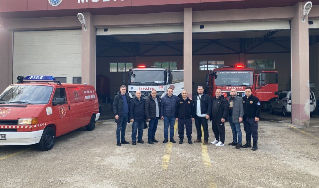 Kuzey Makedonya'nın Üsküp ilçesinde faaliyet gösteren Bayram İtfaiyesi Gönüllü İtfaiye