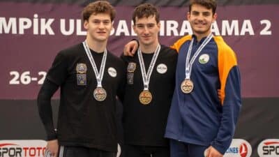 Osmangazi Belediyespor’un başarılı genç sporcusu Arda Meriç, modern pentatlon branşında