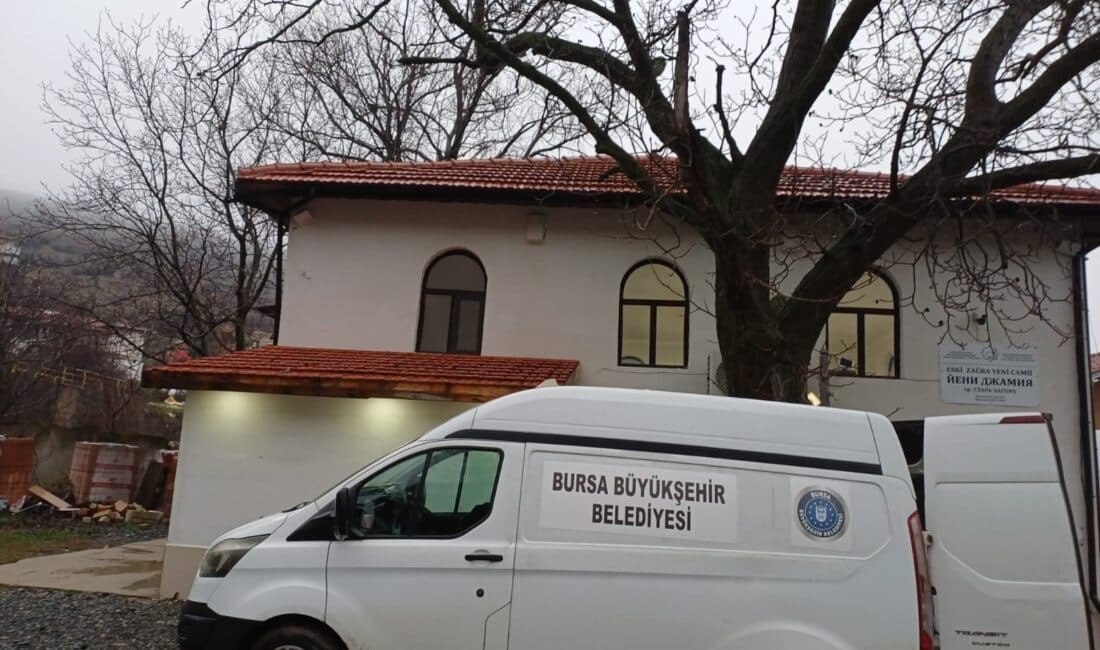 Ramazan ayı öncesinde Bursa genelindeki cami ve mescitlerde temizlik çalışması
