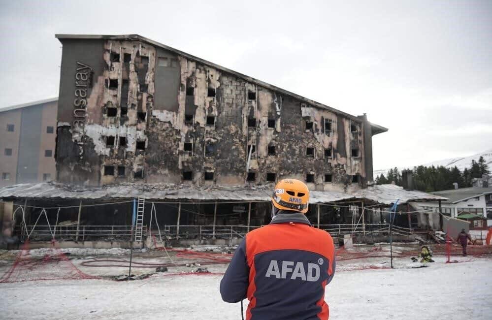 Uludağ'da 3 kişinin yaşamını yitirdiği otel yangını davasında tutuklu sanıklar