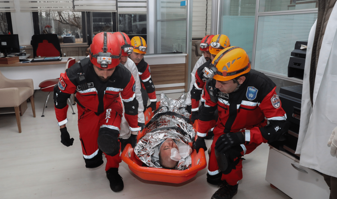 Bursa Büyükşehir Belediyesi BUSKİ Genel Müdürlüğü personeline yönelik, olası afet