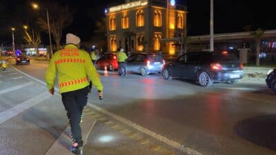 Bursa'nın Mudanya ilçesinde Ramazan ayı boyunca trafik güvenliğini sağlamak amacıyla