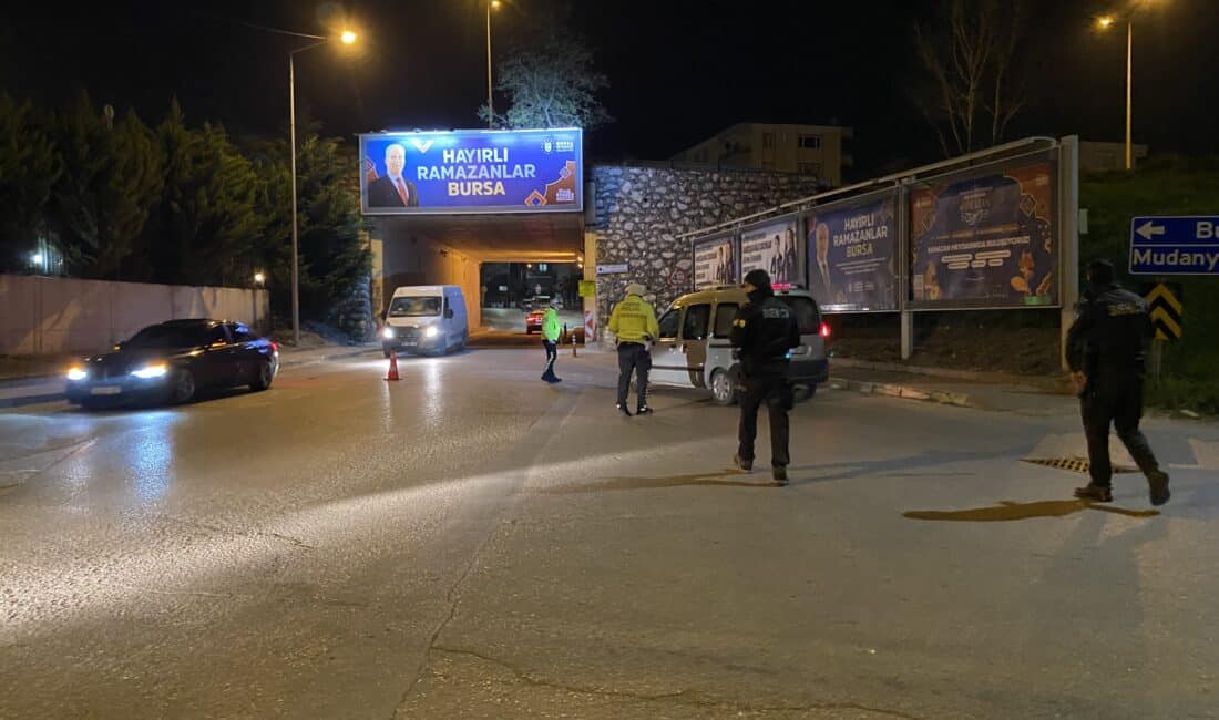 Bursa'nın Mudanya ilçesinde bayram öncesi huzur ve güven ortamının sağlanması