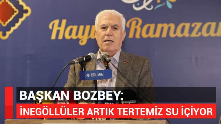 Bursa Büyükşehir Belediyesi’nin İnegöl ilçesinde