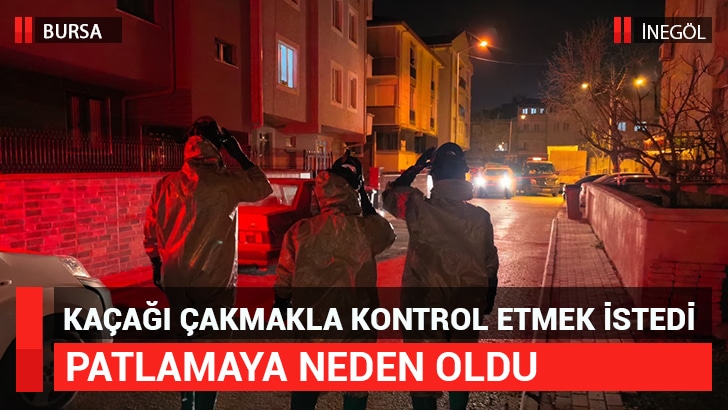 Bursa’nın İnegöl ilçesinde apartman dairelerinde